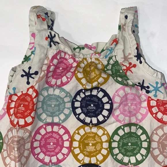 LOLLY WOLLY DOODLE Dress Sun View Master Circle Picture Discs multi colors Sz 5 - Picture 8 of 9